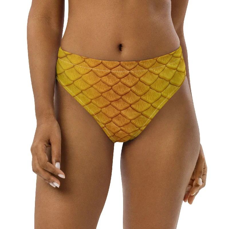 Golden Hour Recycled High-Waisted Bikini Bottom