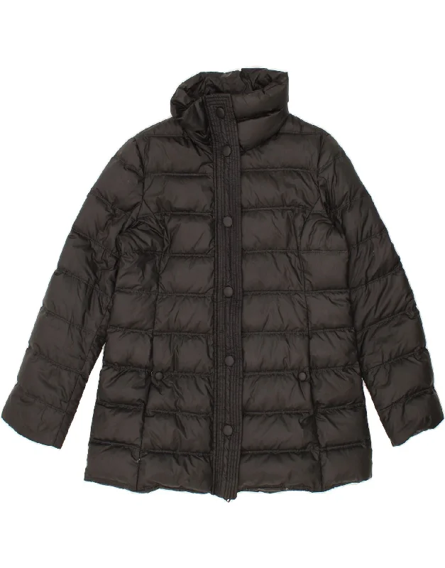 ARMANI COLLEZIONI Womens Padded Jacket IT 48 XL Black Polyamide