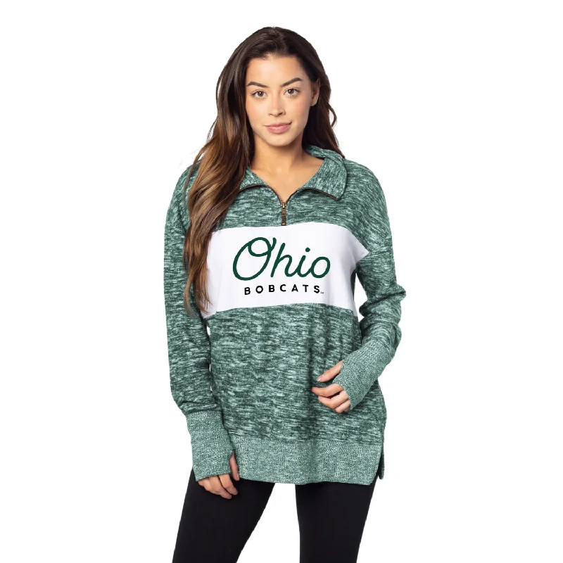 Ohio Bobcats Women's Chicka-D Cozy Quarter-Zip