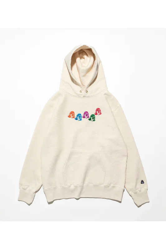 TACOMA FUJI RECORDS / Multi Logo (embroidery) HOODIE