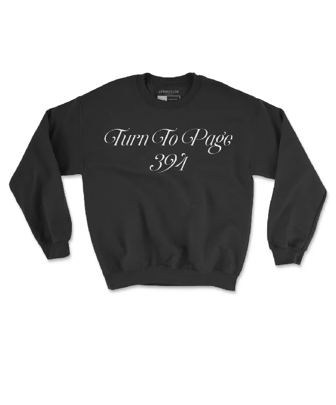 Turn To Page 394 Crewneck Sweatshirt