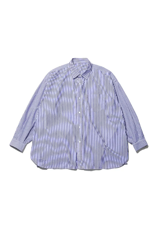 Fresh Service / CORPORATE UNIFORM L/S SHIRT - Blue Stripe