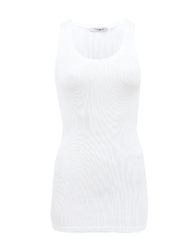 Racer Back Ribbed Tank