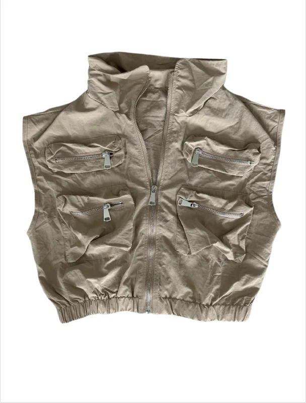 Tan Cargo Vest