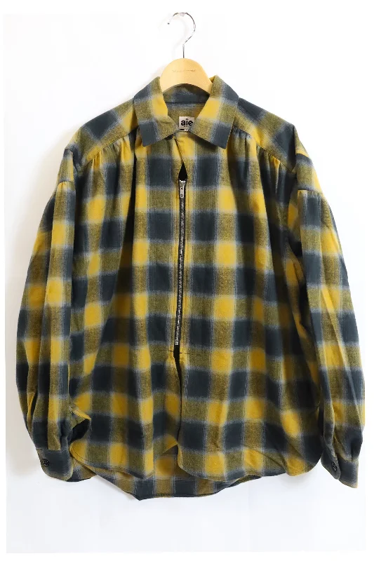 AiE / Z Painter Shirt - FLANNELL PLAID/MUSTARD 