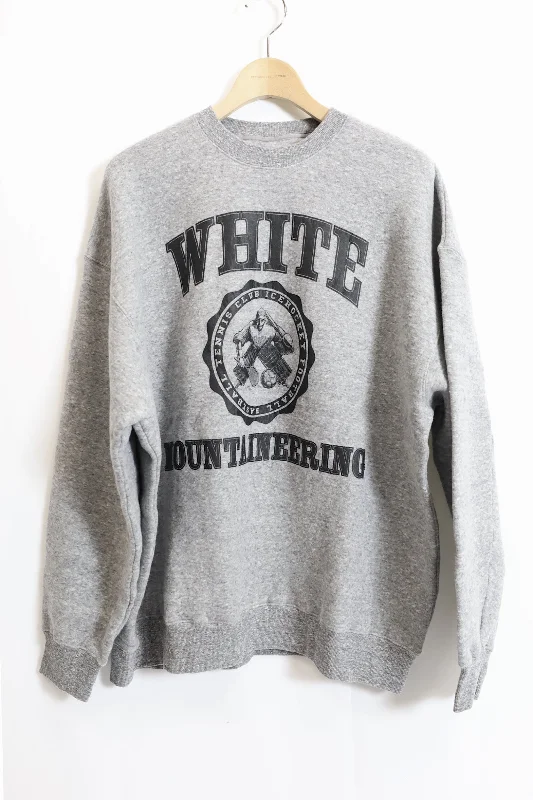 White Mountaineering /COLLEGE LOGO SWEAT SHIRT - WM2473510/GRAY 