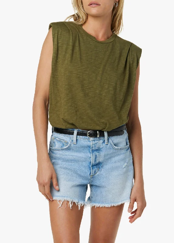 THE ARDEN SLUB SLEEVELESS TEE