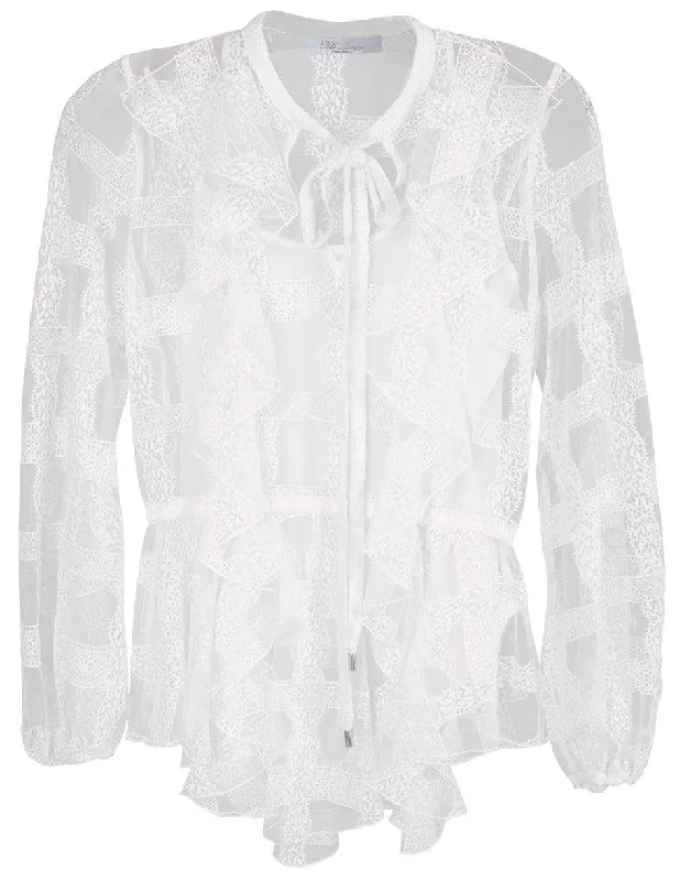 Ruffle Lace Blouse