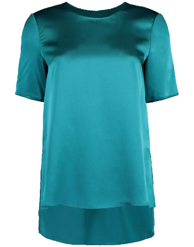 Silk Charmeuse T-Shirt