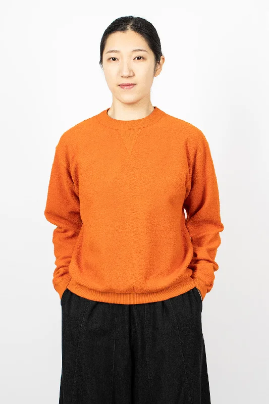 Hina Crew Neck Sweatshirt Gold Flame