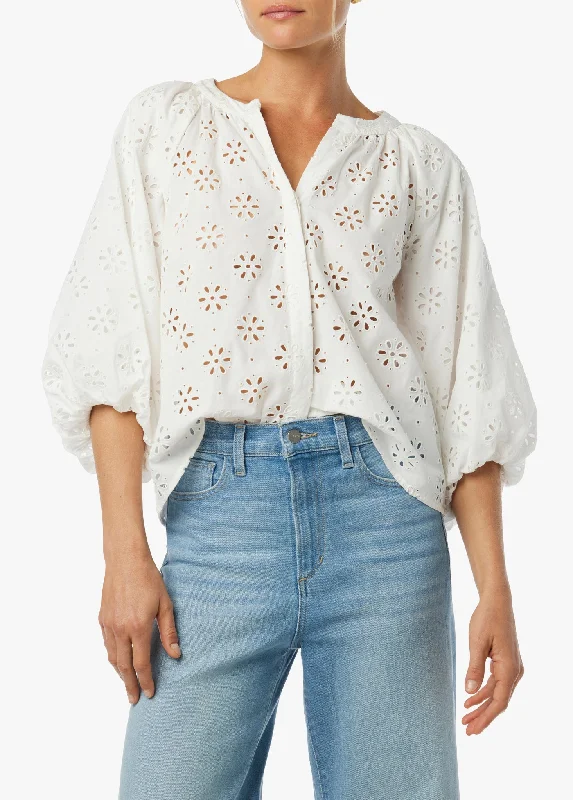 THE ANDIE BRODERIE BLOUSE