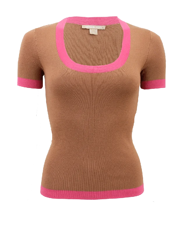 Short Sleeve Super Cashmere Top