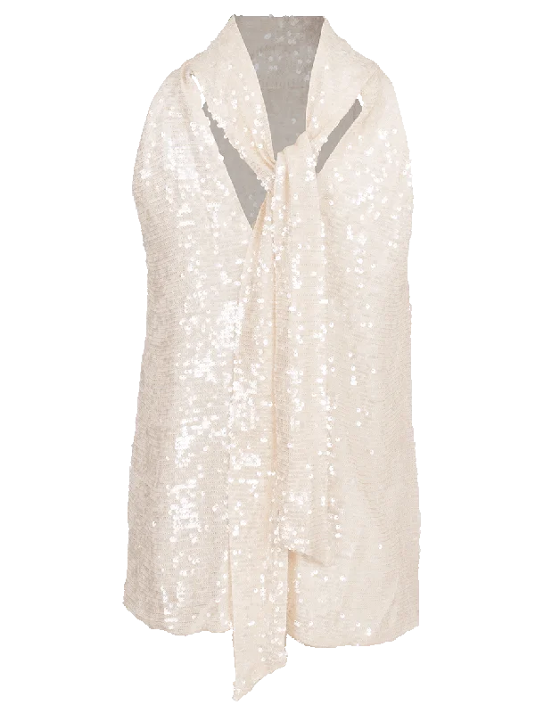 Sequin Sash Neck Tunic