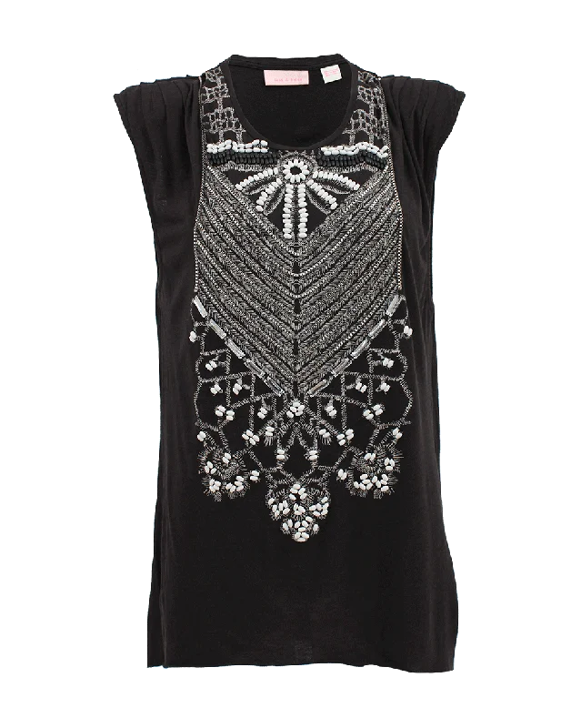 Embellished Muscle Tank