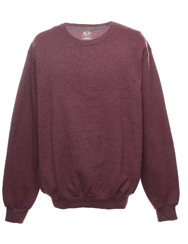 Plum Plain Classic Sweatshirt - L