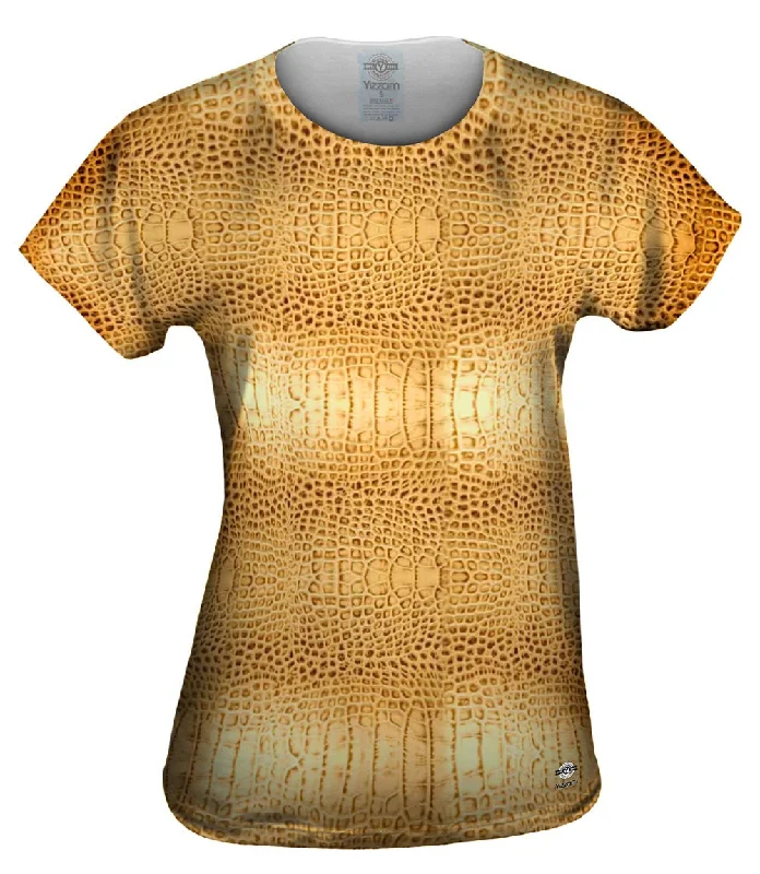 Golden Snake Skin Pattern