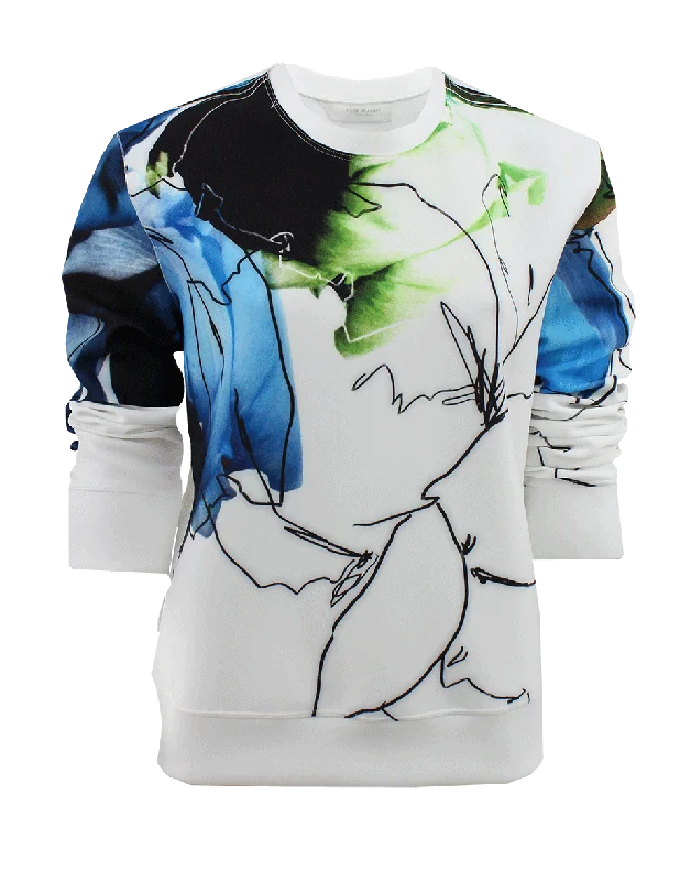 Long Sleeve Print Pullover