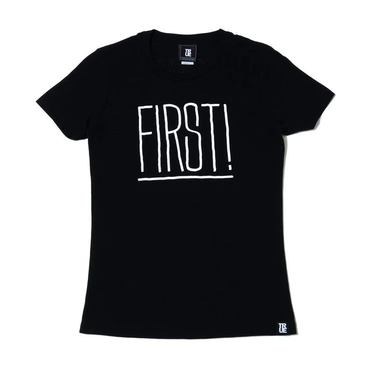 Womens True First T-Shirt Black