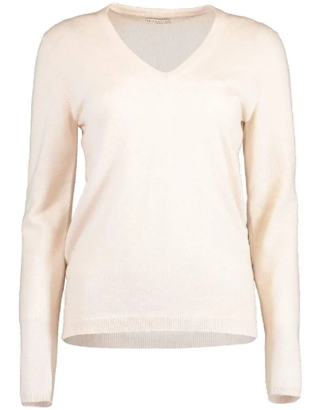 Elbow Patch Cashmere Sweater