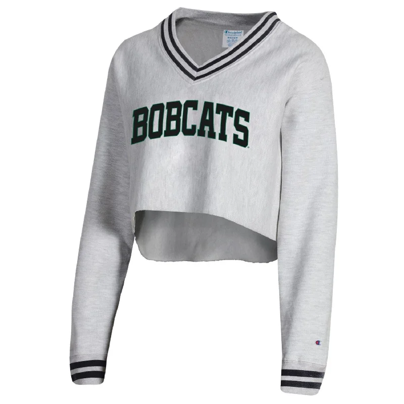 Ohio Bobcats Women's Champion Cropped V-Neck