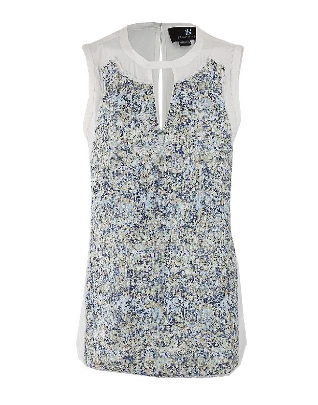 Sleeveless Watercolor Delmare Top